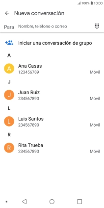 Pulsa en el campo junto a 