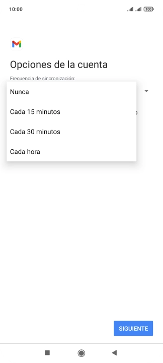 Pulsa el ajuste deseado.