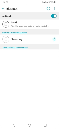 Pulsa la tecla de inicio para terminar y regresar a la pantalla de inicio.
