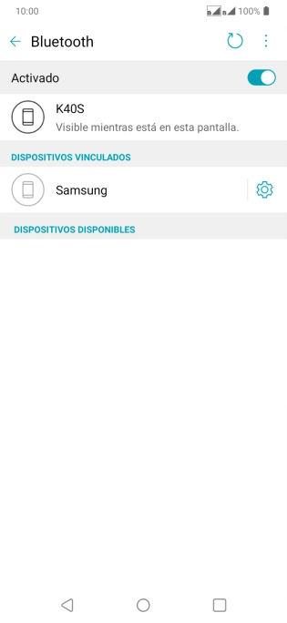 Pulsa la tecla de inicio para terminar y regresar a la pantalla de inicio.