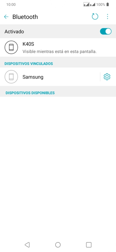 Pulsa la tecla de inicio para terminar y regresar a la pantalla de inicio.