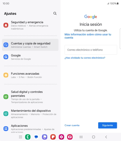 Si no tienes una cuenta de Google, pulsa Crear cuenta y sigue las indicaciones de la pantalla para ver cómo crear una cuenta nueva.