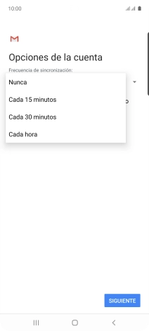 Pulsa el ajuste deseado.