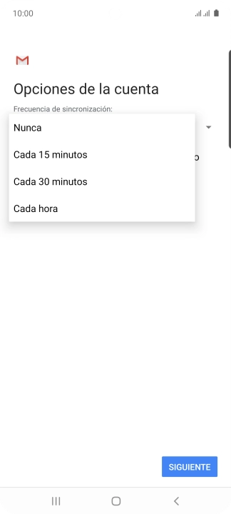 Pulsa el ajuste deseado.