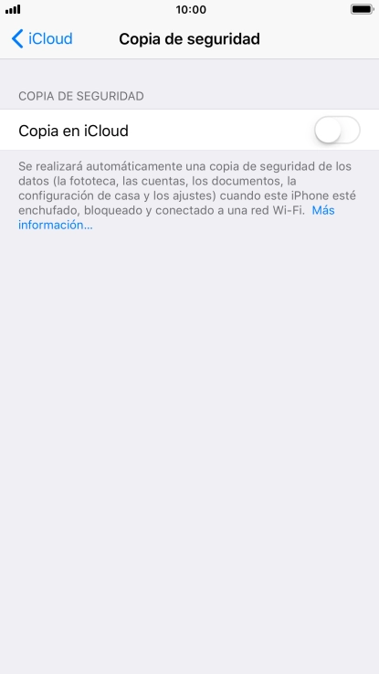 Pulsa el indicador junto a 