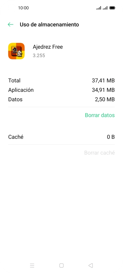 Pulsa la tecla de inicio para terminar y regresar a la pantalla de inicio.