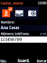 Pulsa la tecla de navegación.