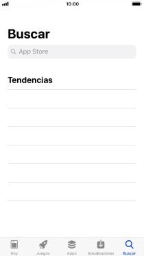 Pulsa en el campo de búsqueda e introduce el nombre o el tema de la app deseada.