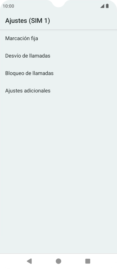 Pulsa Marcación fija.