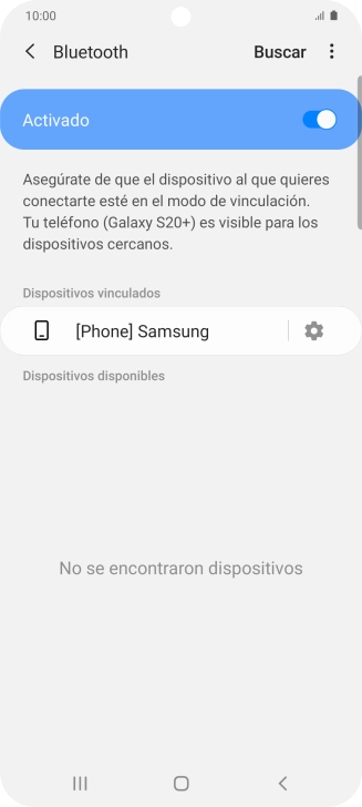 Pulsa la tecla de inicio para terminar y regresar a la pantalla de inicio.