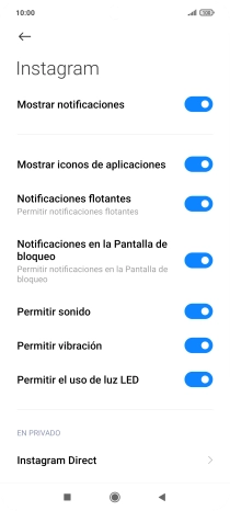 Pulsa el indicador junto a 