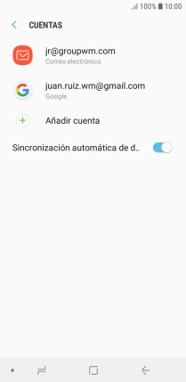 Pulsa el indicador junto a 