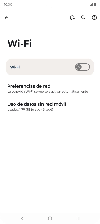 Pulsa el indicador junto a 