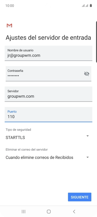 Pulsa la lista desplegable bajo 