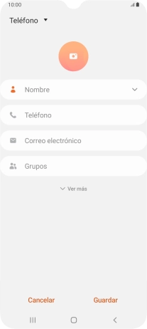 Pulsa la lista desplegable de la guía.