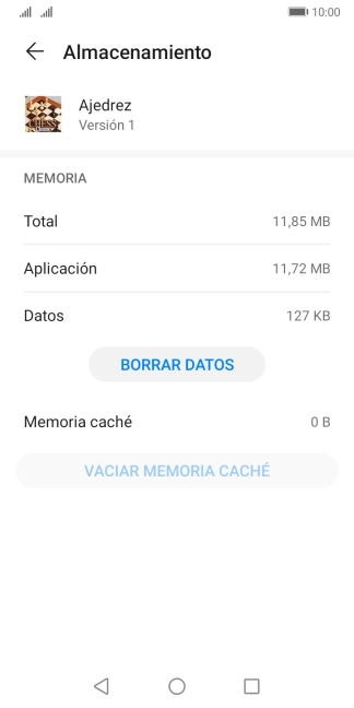 Pulsa la tecla de inicio para terminar y regresar a la pantalla de inicio.