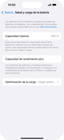 Pulsa Optimización de la carga.