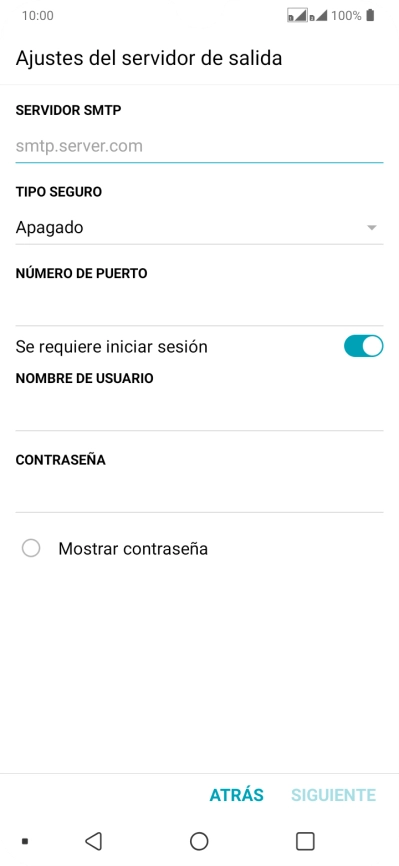 Pulsa en el campo bajo 