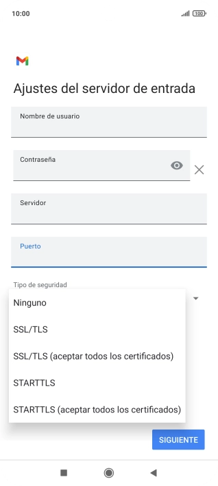 Pulsa Ninguno.