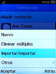 Selecciona Importar/exportar.