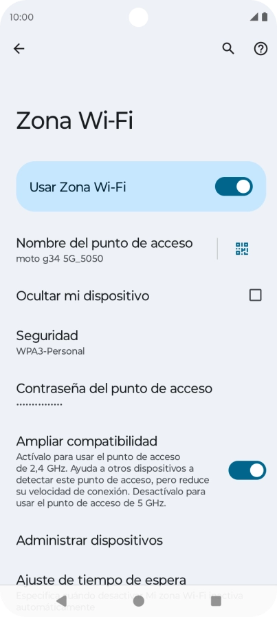 Pulsa la tecla de inicio para terminar y regresar a la pantalla de inicio.