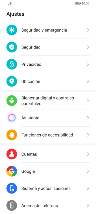 Pulsa Sistema y actualizaciones.