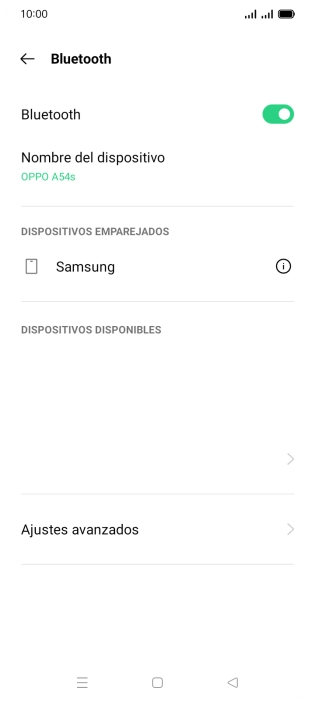 Pulsa la tecla de inicio para terminar y regresar a la pantalla de inicio.