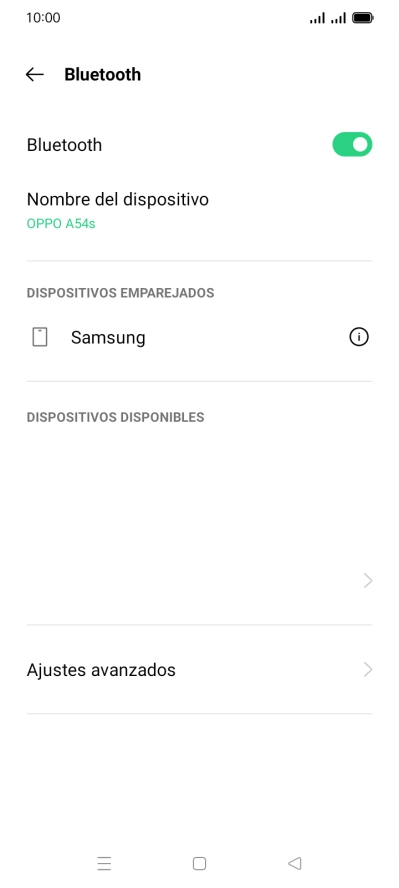 Pulsa la tecla de inicio para terminar y regresar a la pantalla de inicio.