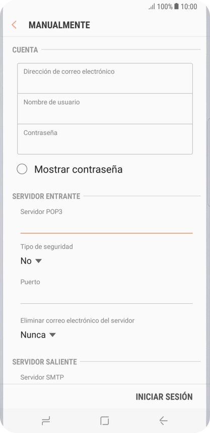 Pulsa la lista desplegable bajo 