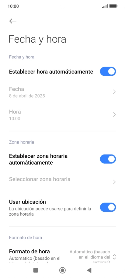Pulsa la tecla de inicio para terminar y regresar a la pantalla de inicio.