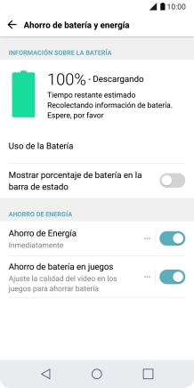 Pulsa la tecla de inicio para terminar y regresar a la pantalla de inicio.