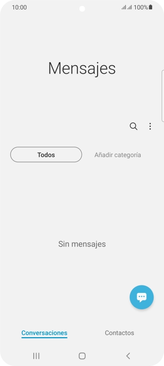Pulsa el icono de nuevo mensaje.