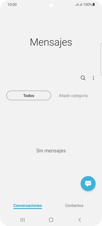 Pulsa el icono de nuevo mensaje.
