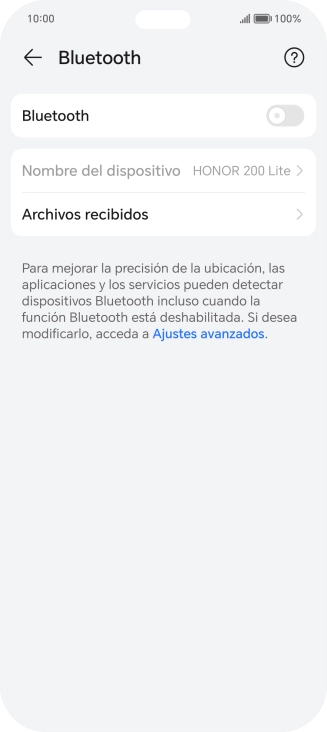 Pulsa el indicador junto a 