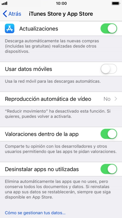 Pulsa el indicador junto a 