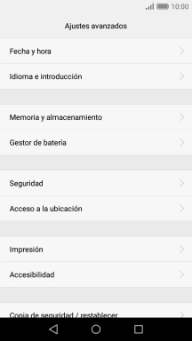 Pulsa Fecha y hora.