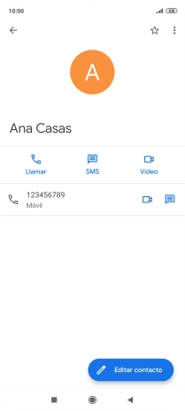 Pulsa la tecla de inicio para terminar y regresar a la pantalla de inicio.