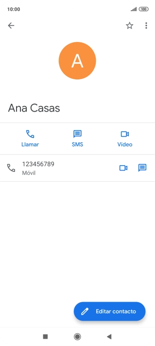 Pulsa la tecla de inicio para terminar y regresar a la pantalla de inicio.