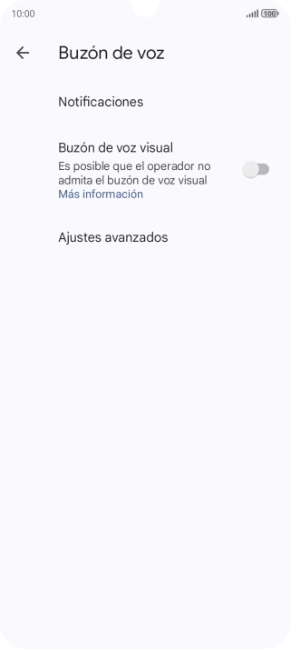 Pulsa Ajustes avanzados.