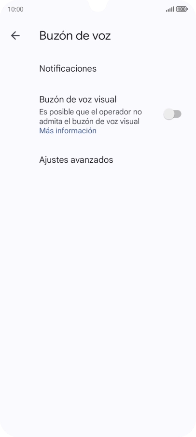 Pulsa Ajustes avanzados.