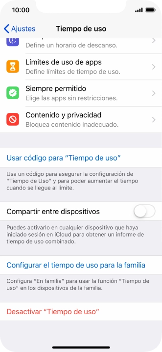 Pulsa el indicador junto a 