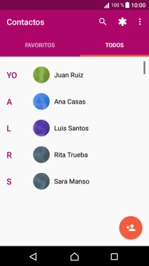 Pulsa el icono de menú.