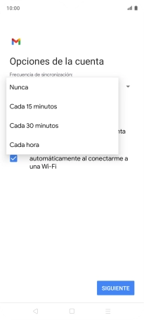 Pulsa el ajuste deseado.