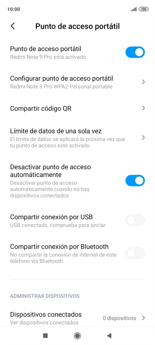 Pulsa la tecla de inicio para terminar y regresar a la pantalla de inicio.