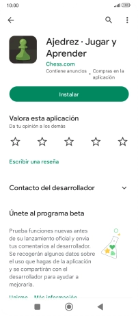 Pulsa la tecla de inicio para terminar y regresar a la pantalla de inicio.