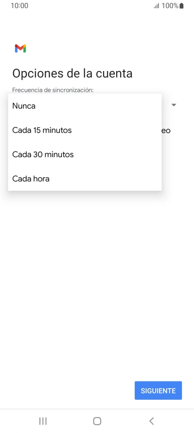 Pulsa el ajuste deseado.