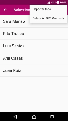 Pulsa Importar todo.