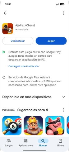 Desliza el dedo hacia arriba desde la parte inferior de la pantalla para terminar y volver a la pantalla de inicio.