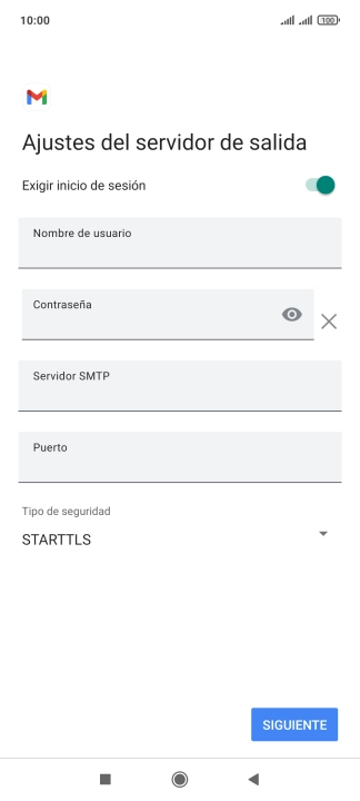 Pulsa el indicador junto a 