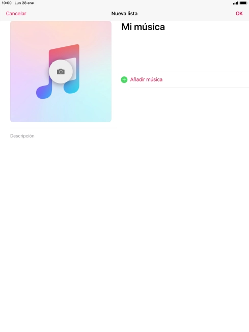 Pulsa Añadir música.